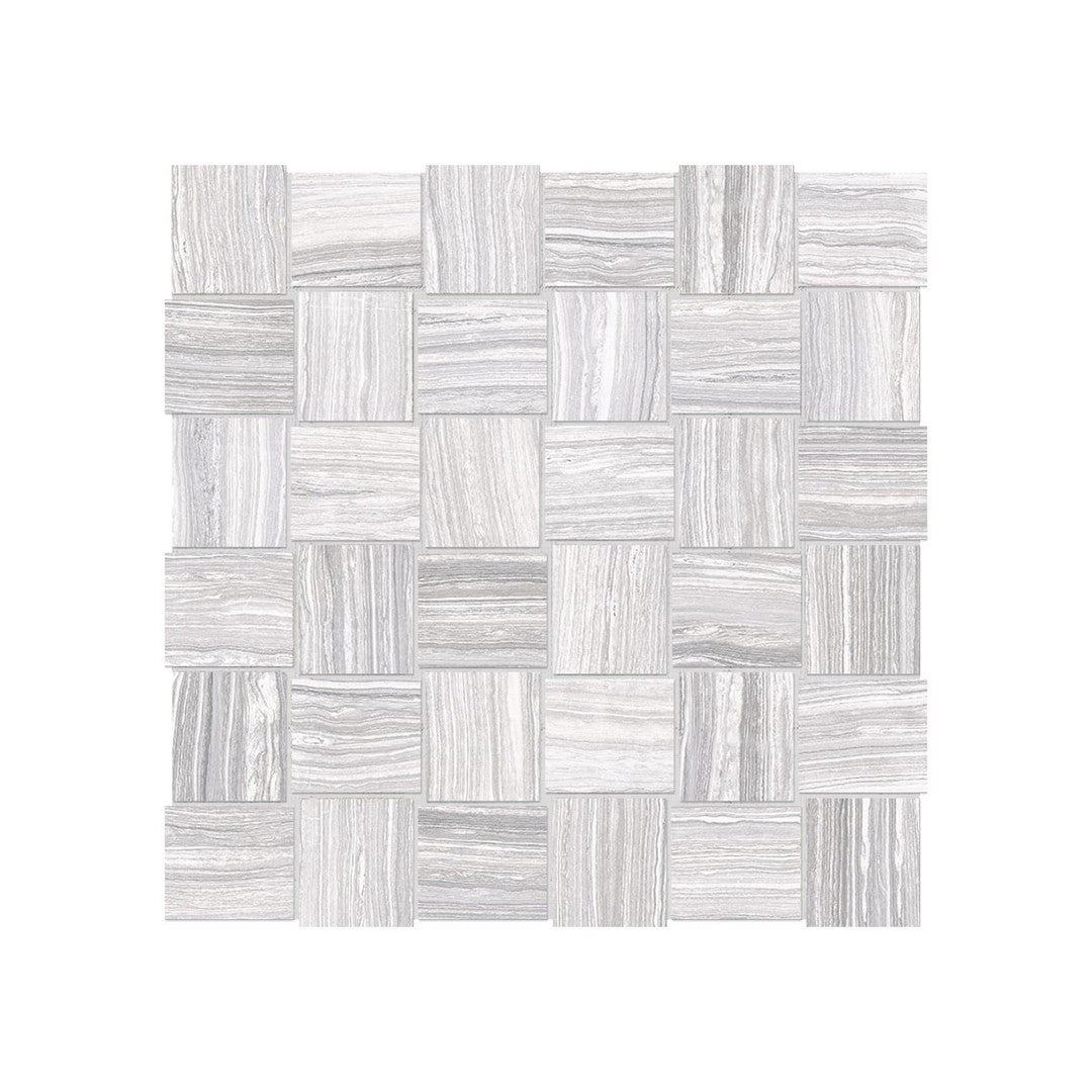 Anatolia Eramosa 12" x 12" Matte Porcelain 2" Basketweave Mosaic