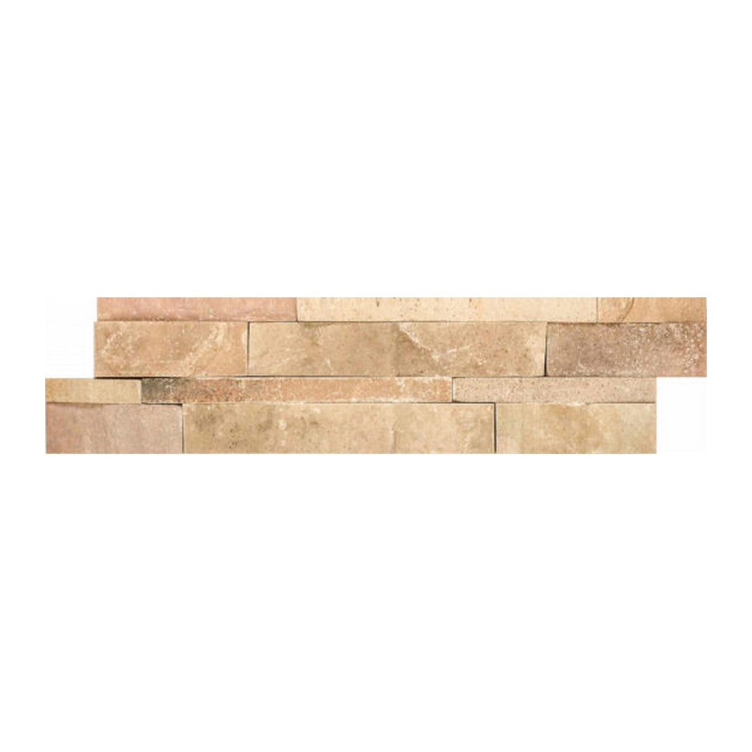 Qualis Ceramica Ledgerstone 6" x 24" Matte Natural Stone Tile