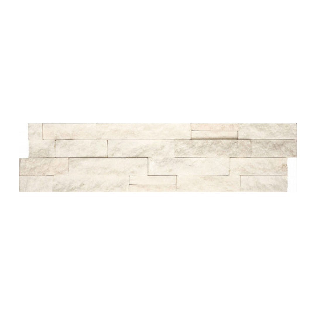 Qualis Ceramica Ledgerstone 6" x 24" Matte Natural Stone Corner