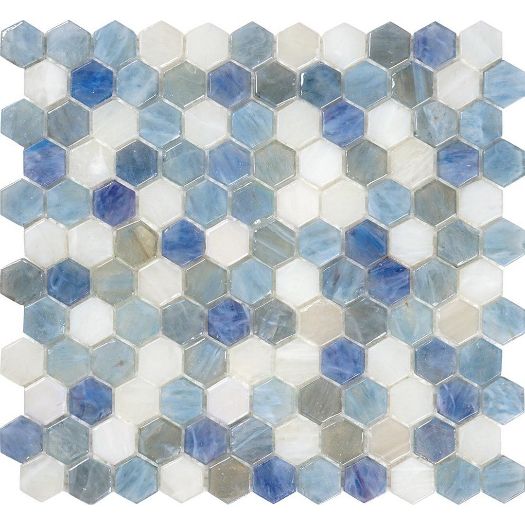 Mir Alma Glamour Cordoba 10.8" x 11.5" Glass 1" Mosaic
