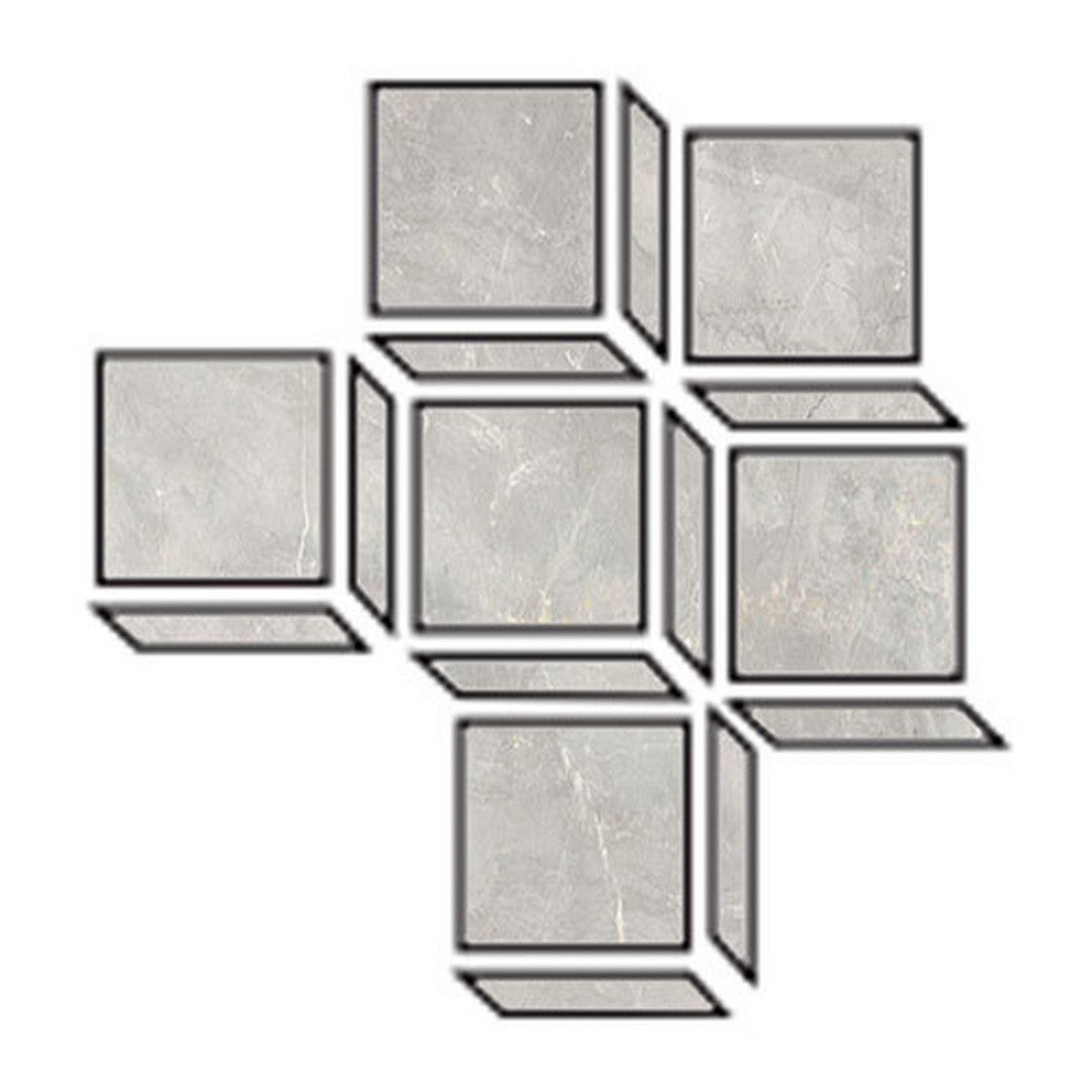 Tesoro La Dolce Vita 14.25" x 11" Rectified Matte Porcelain Diamante Mosaic