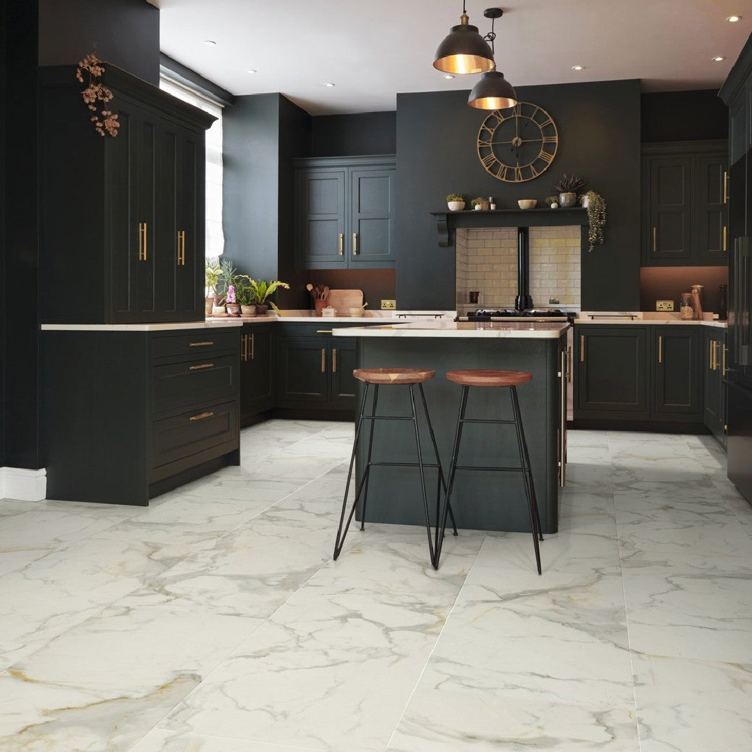 Karndean-Art-Select-Rigid-Core-18-x-36-Luxury-Vinyl-Tile-30mil-Calacatta-d'Oro