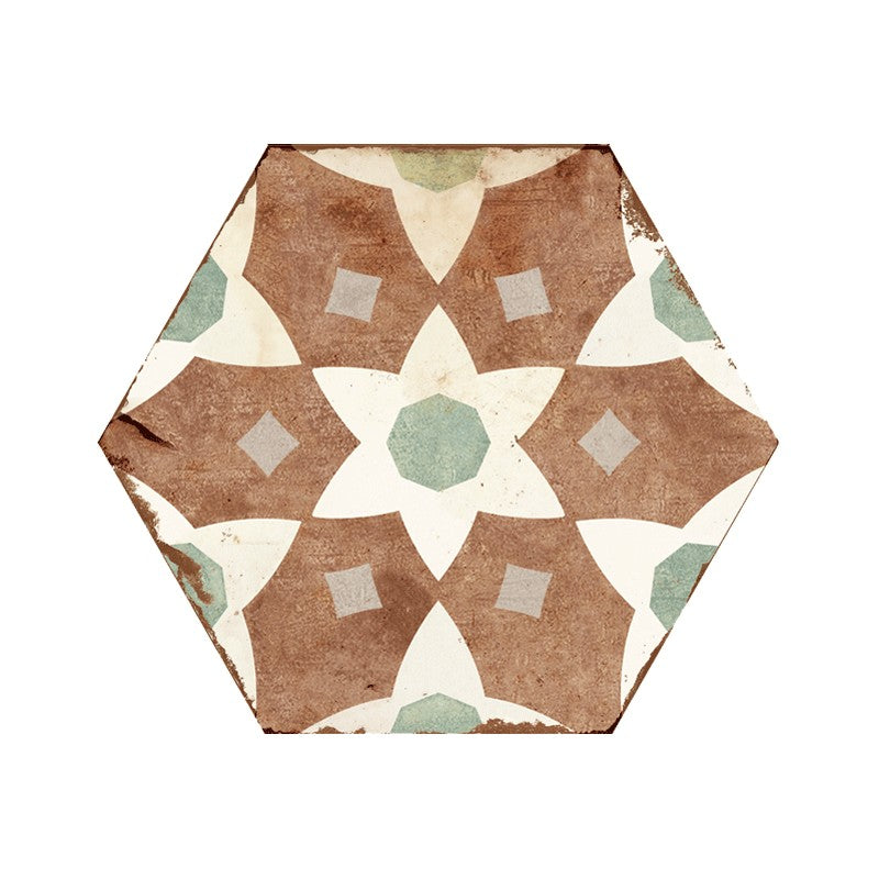 Maniscalco Stone Alhambra 8" x 10" Matte Porcelain Deco Tile