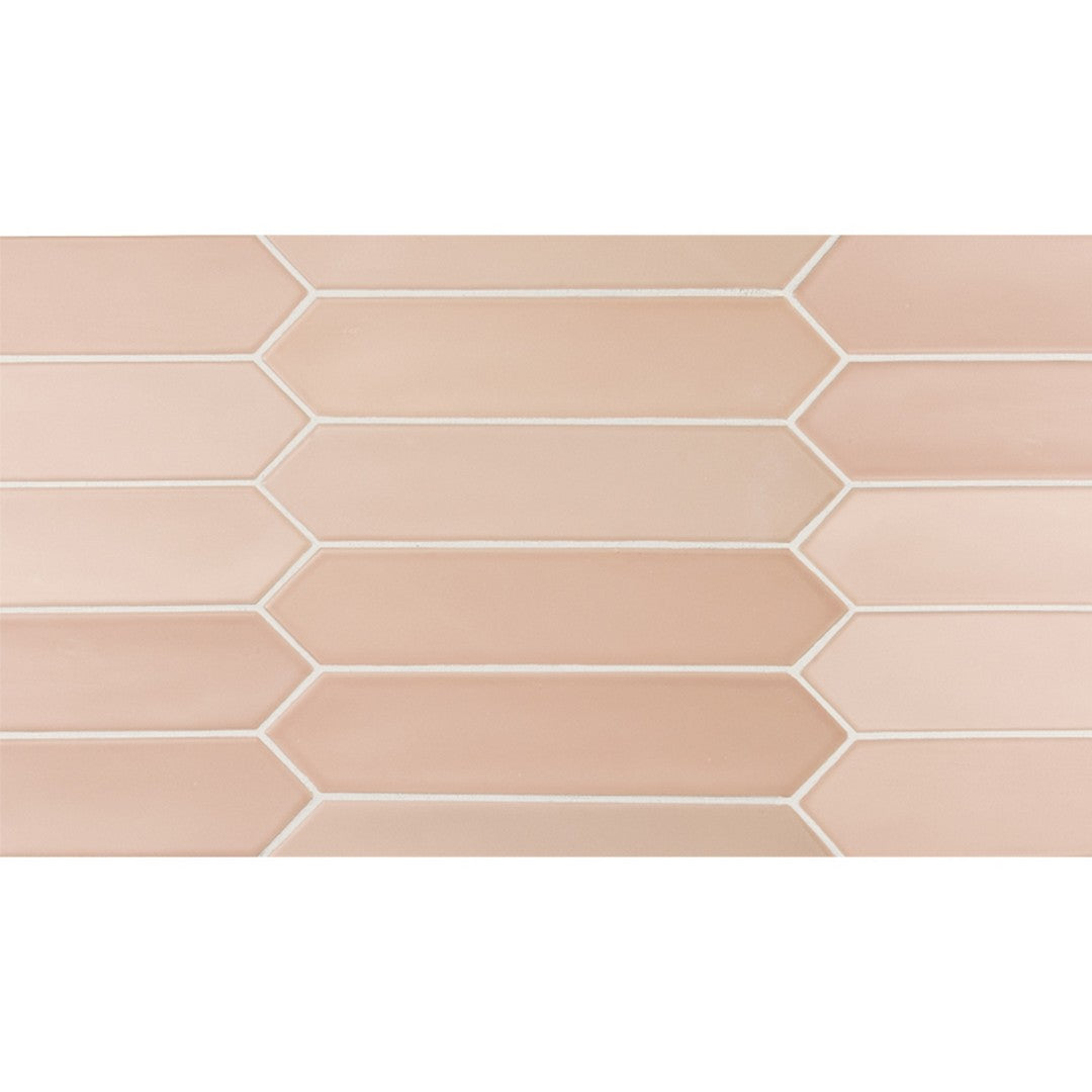 MiR Alfama 2" x 10" Pressed Matte Ceramic Pickets Tile