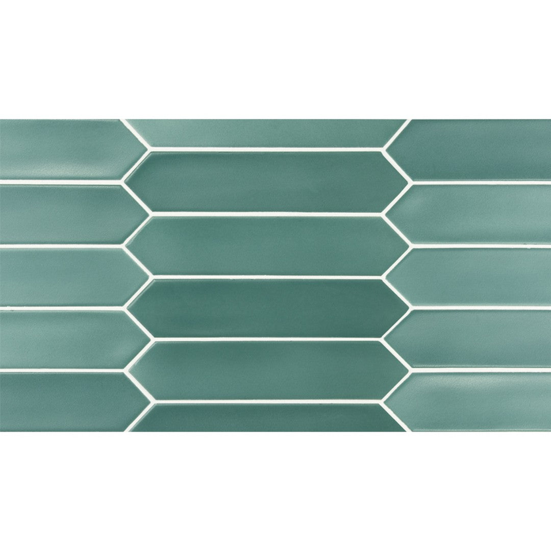 MiR Alfama 2" x 10" Pressed Matte Ceramic Pickets Tile