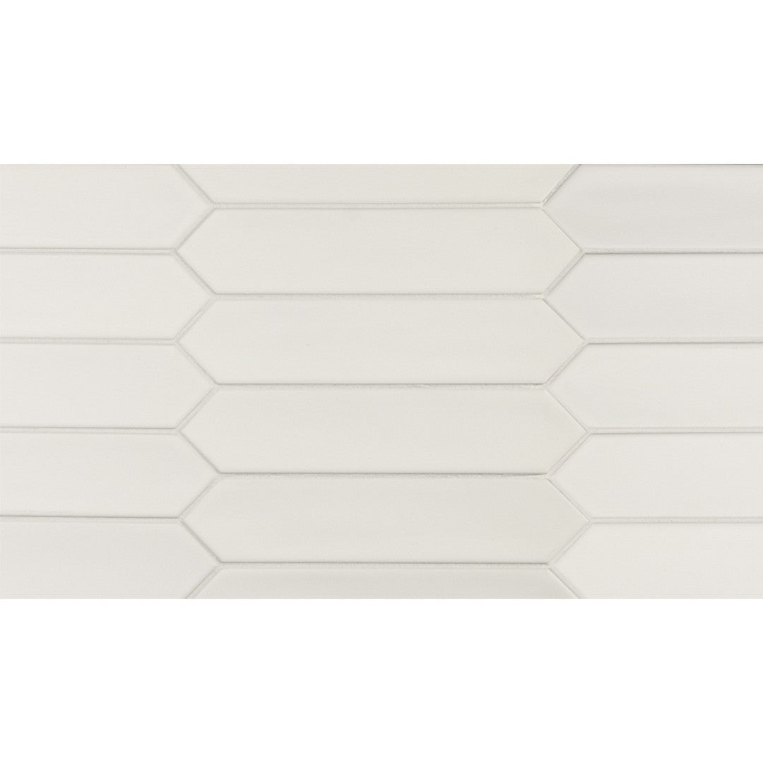 MiR Alfama 2" x 10" Pressed Matte Ceramic Pickets Tile