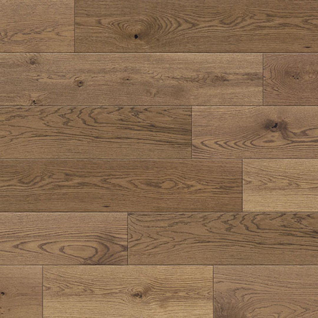 Johnson Countryside Oak 7.5" Light Wire Brushed Engineered Hardwood Plank