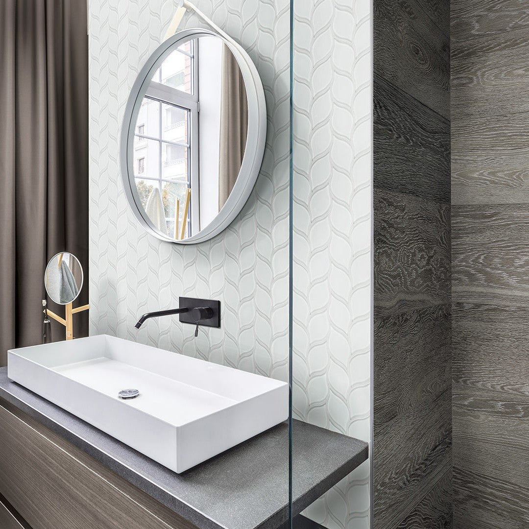 Crossville-Elements-Glass-Posh-12-x-12-Gloss-Glass-Petal-Mosaic-Ice