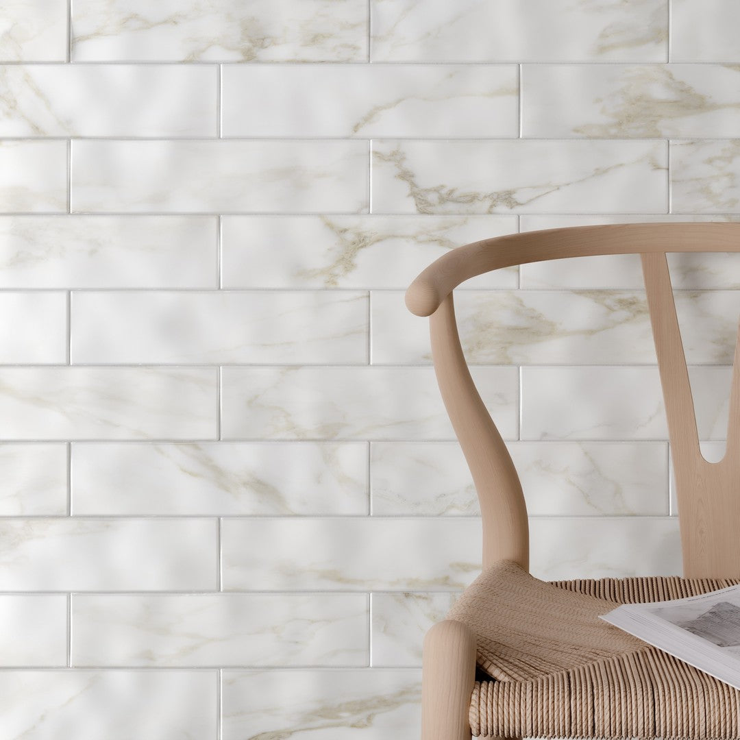 Crossville-Studios-Raffino-3-x-12-Pressed-Matte-Ceramic-Wall-Tile-Calacatta-Dolce
