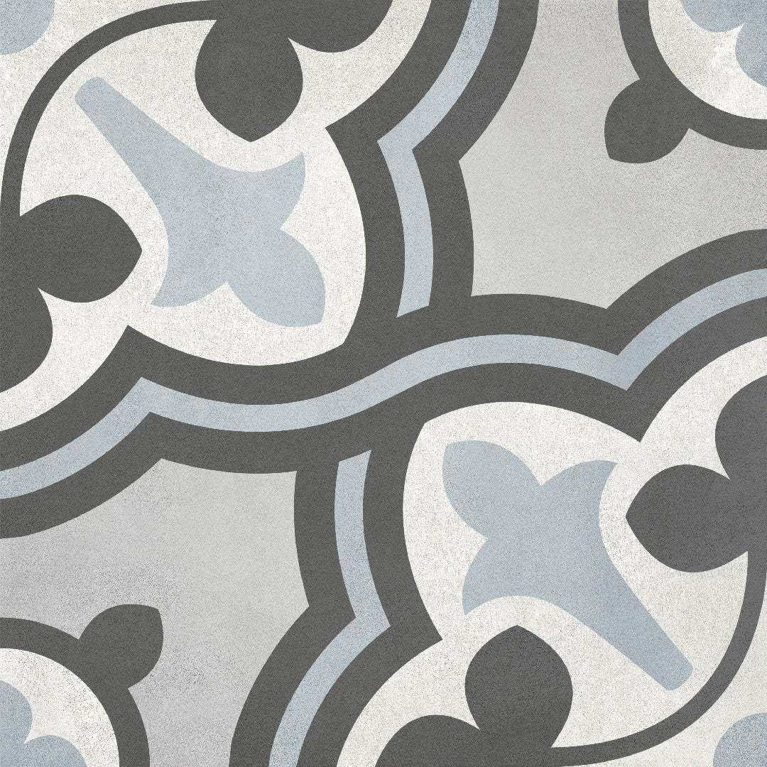 Crossville Form 8" x 8" Matte Porcelain Baroque Deco Tile