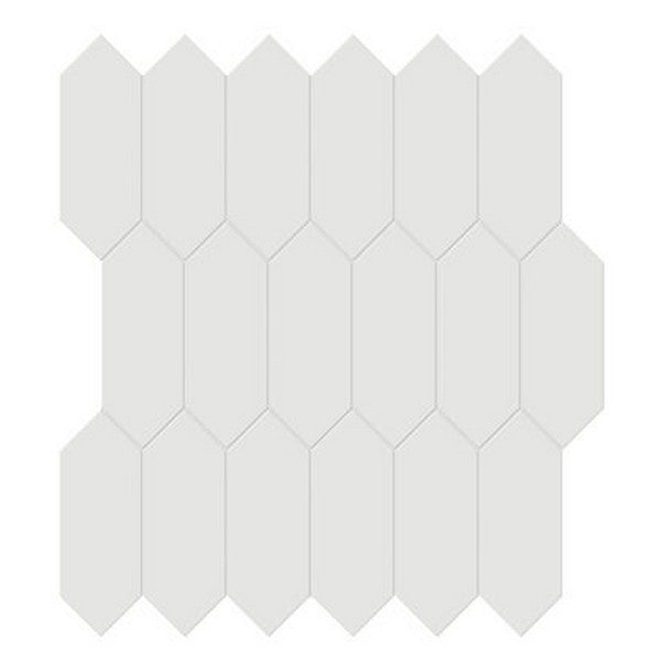 Crossville Soho Glazed 11.81" x 12.5" Matte 2x5" Picket Porcelain Mosaic