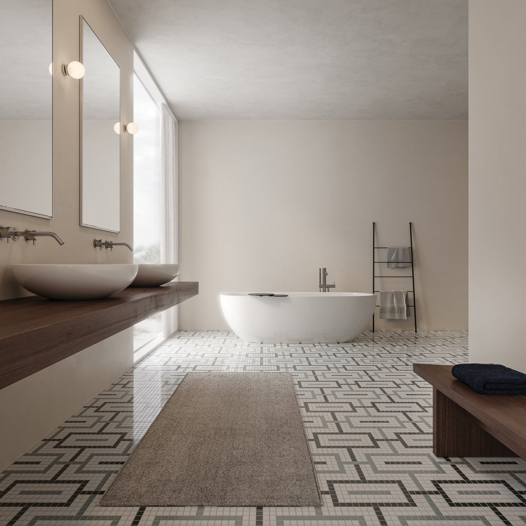 Crossville-Studios-Soho-Patterned-12-x-12-Matte-Chain-Porcelain-Mosaic-Dawn-Blend