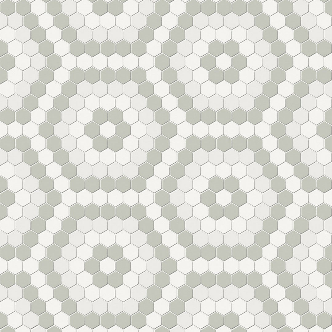 Crossville-Studios-Soho-Patterned-8-x-14-Matte-Hexagon-Porcelain-Mosaic-Morning-Blend