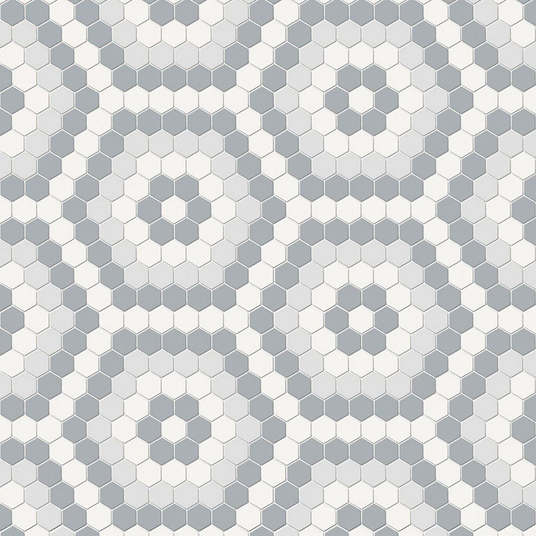 Crossville-Studios-Soho-Patterned-8-x-14-Matte-Hexagon-Porcelain-Mosaic-Afternoon-Blend