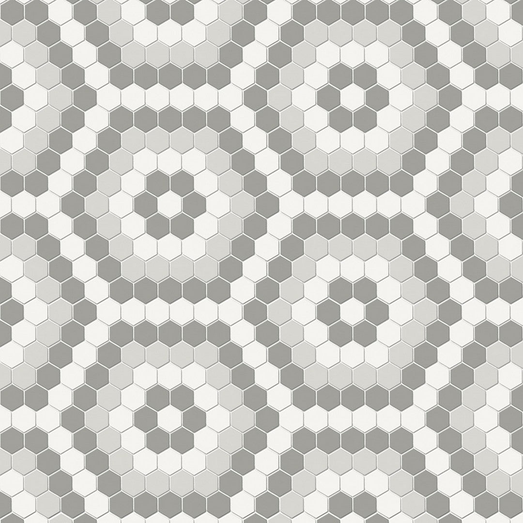 Crossville-Studios-Soho-Patterned-8-x-14-Matte-Hexagon-Porcelain-Mosaic-Evening-Blend