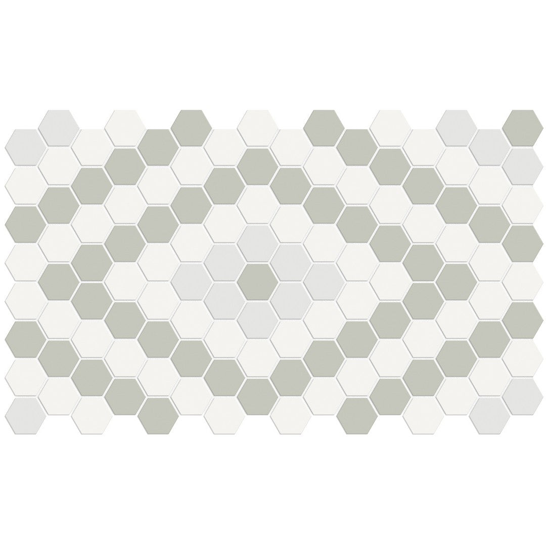 Crossville Soho Patterned 8" x 13" Matte Diamond Porcelain Mosaic