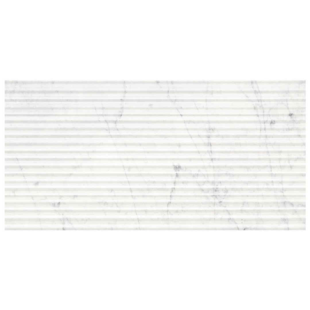 Anatolia Natural Stone 12" x 24" Honed Marble Curva Tile