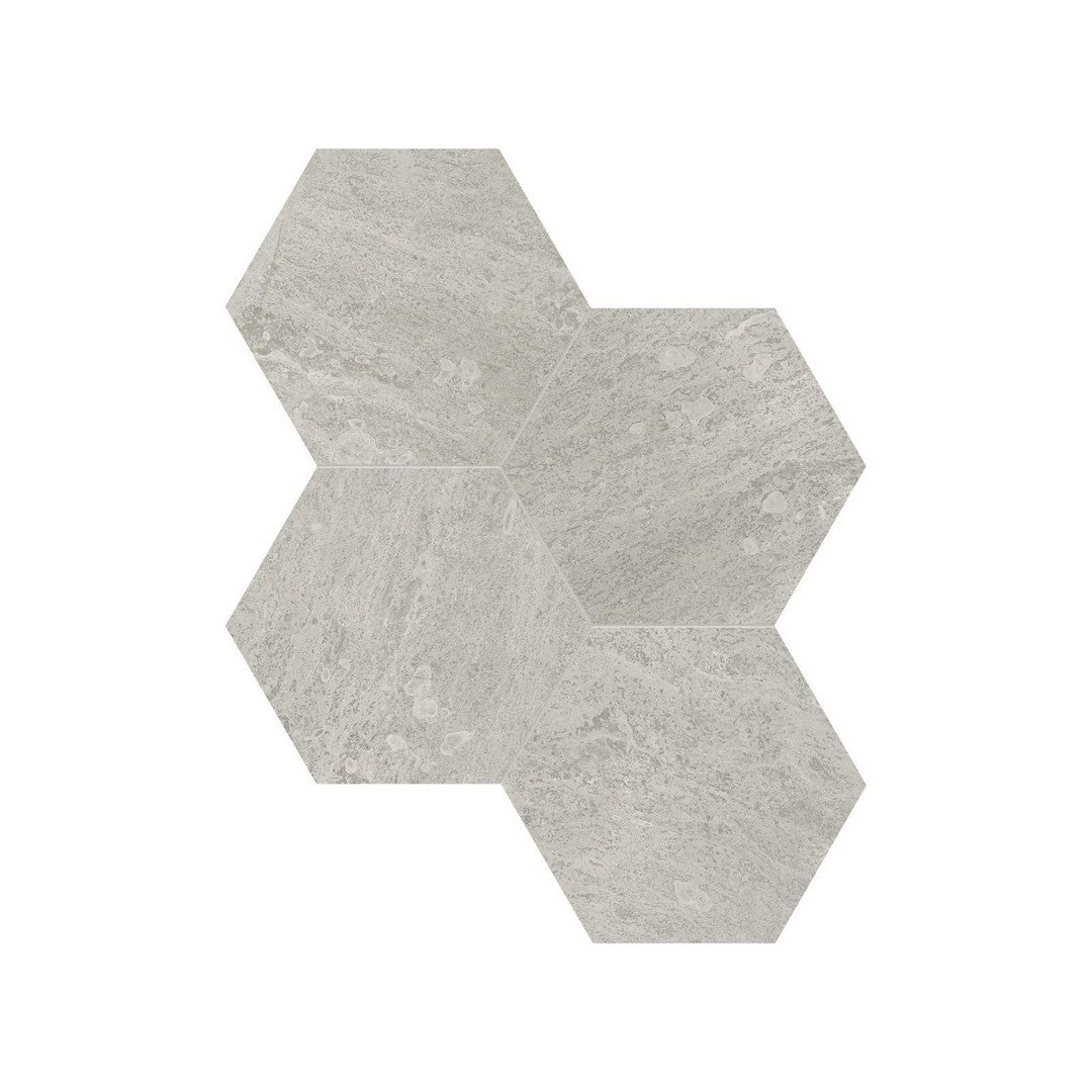 Anatolia Natural Stone 12" x 10" Honed Marble 6" Hexagon Mosaic