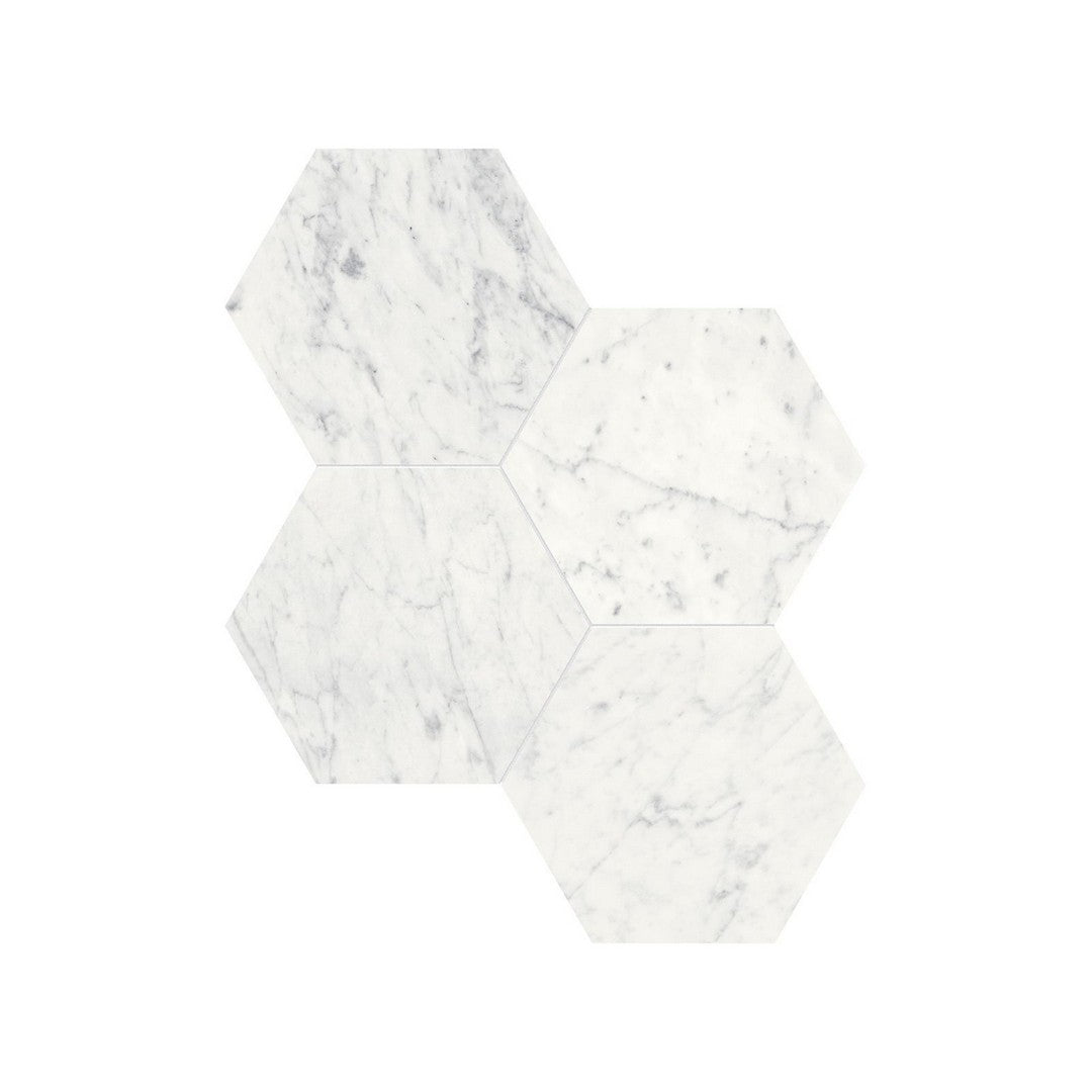 Anatolia Natural Stone 12" x 10" Polished Marble 6" Hexagon Mosaic