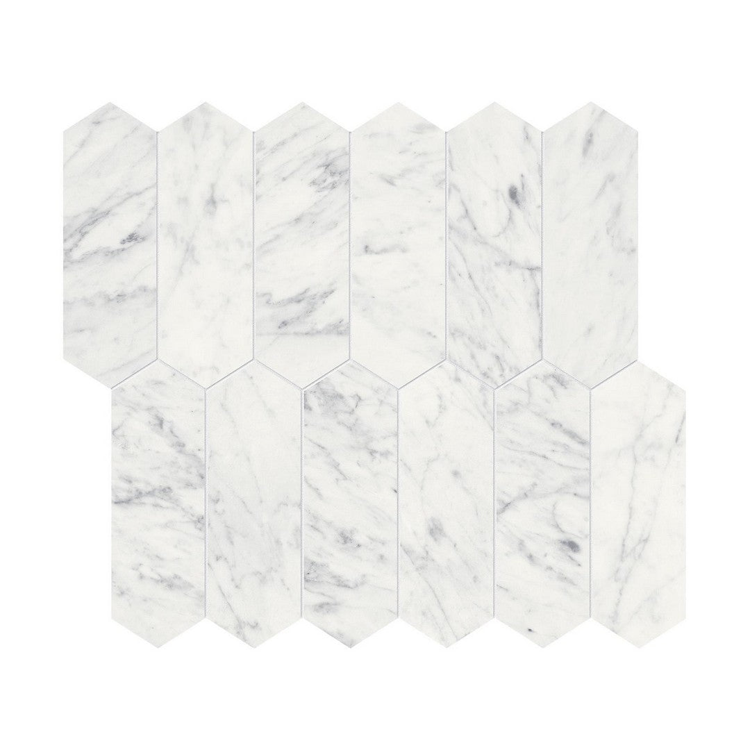 Anatolia Natural Stone 11" x 12" Honed Marble 2x6" Picket Mosaic