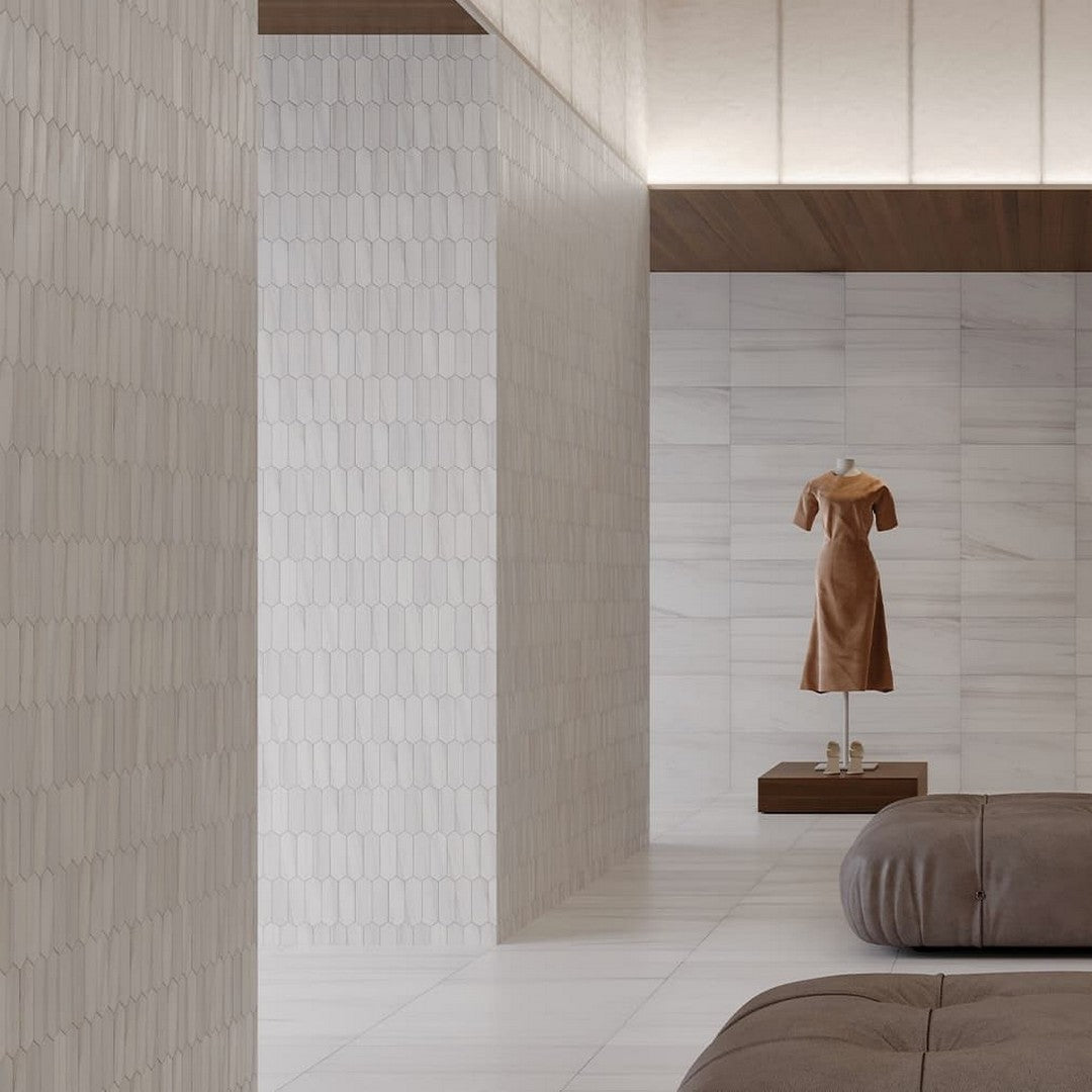 Anatolia-Natural-Stone-11-x-12-Honed-Dolomite-2x6-Picket-Mosaic-Cosmo-Lumino