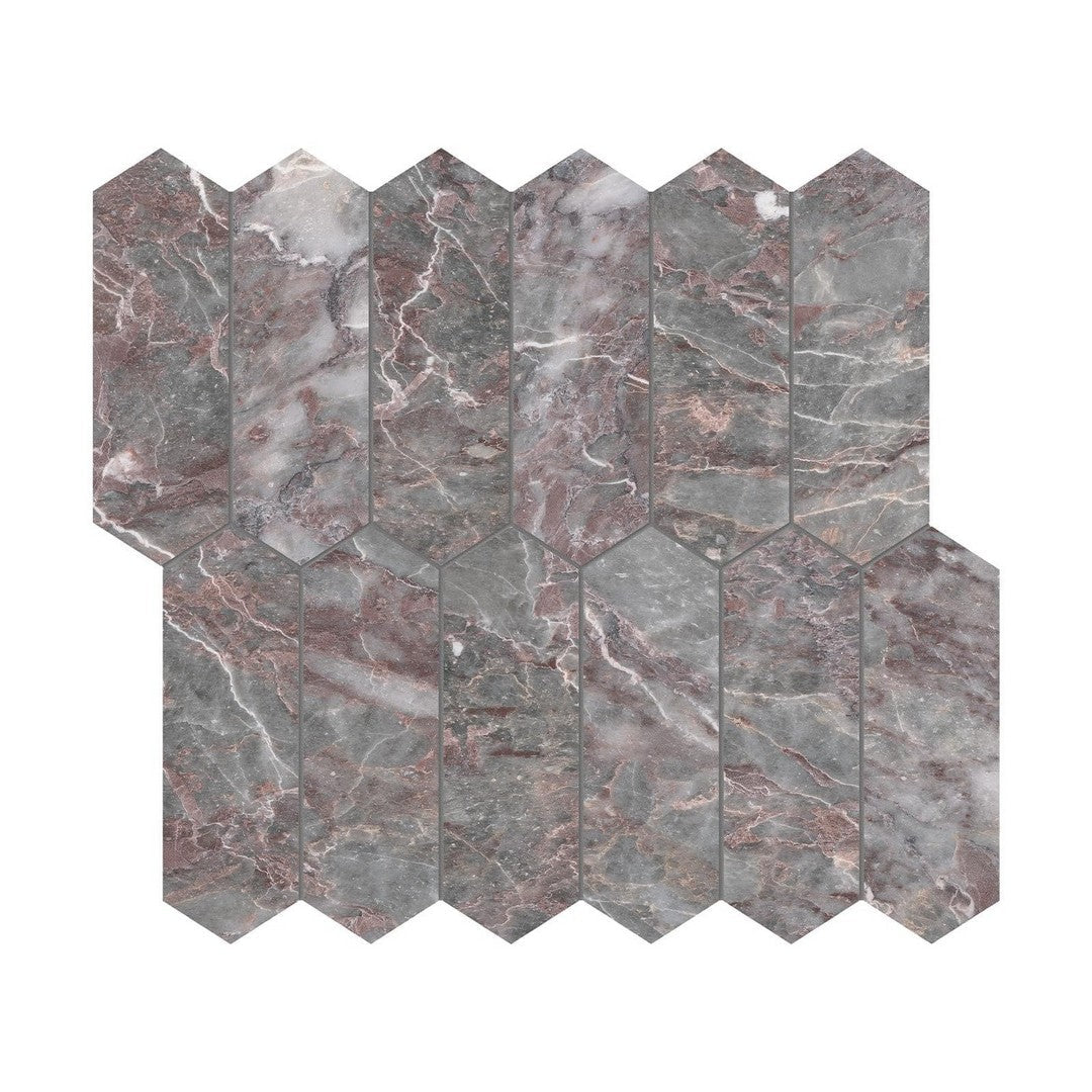Anatolia Natural Stone 11" x 12" Honed Marble 2x6" Picket Mosaic