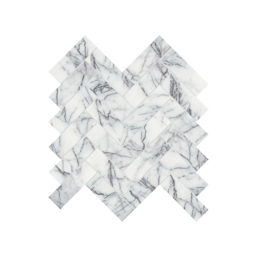 Anatolia Natural Stone 11" x 12" Honed Marble 1.25x4" Herringbone Mosaic