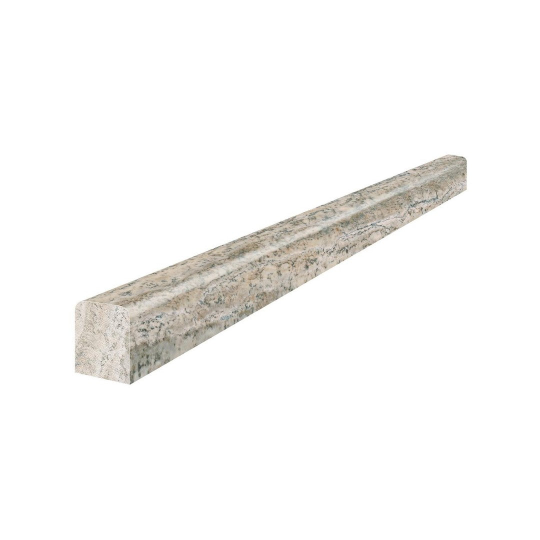 Anatolia Natural Stone 0.5" x 12" Filled & Honed Travertine Deco Bar Flat Liner