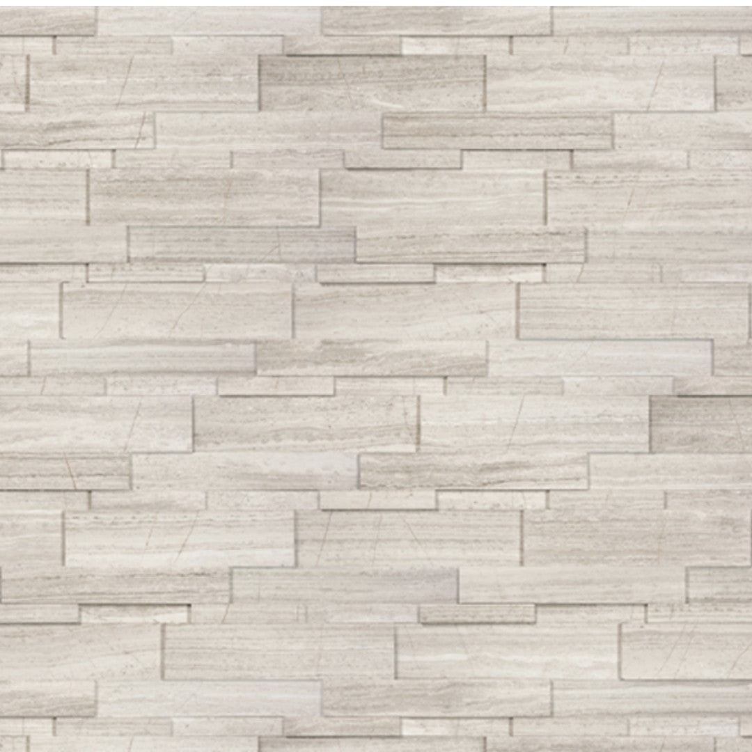 Crossville Ledge Stone 6" x 24" Textured Natural Stone Splitface Wall Panel