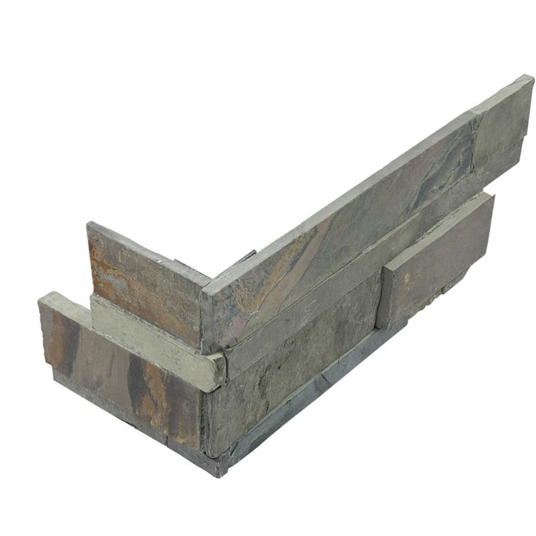 Crossville Ledge Stone 6" x 18" Textured Natural Stone Assembled Corner