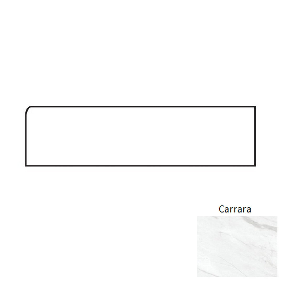 Tesoro Altezza 3" x 13" Matte Porcelain Bullnose