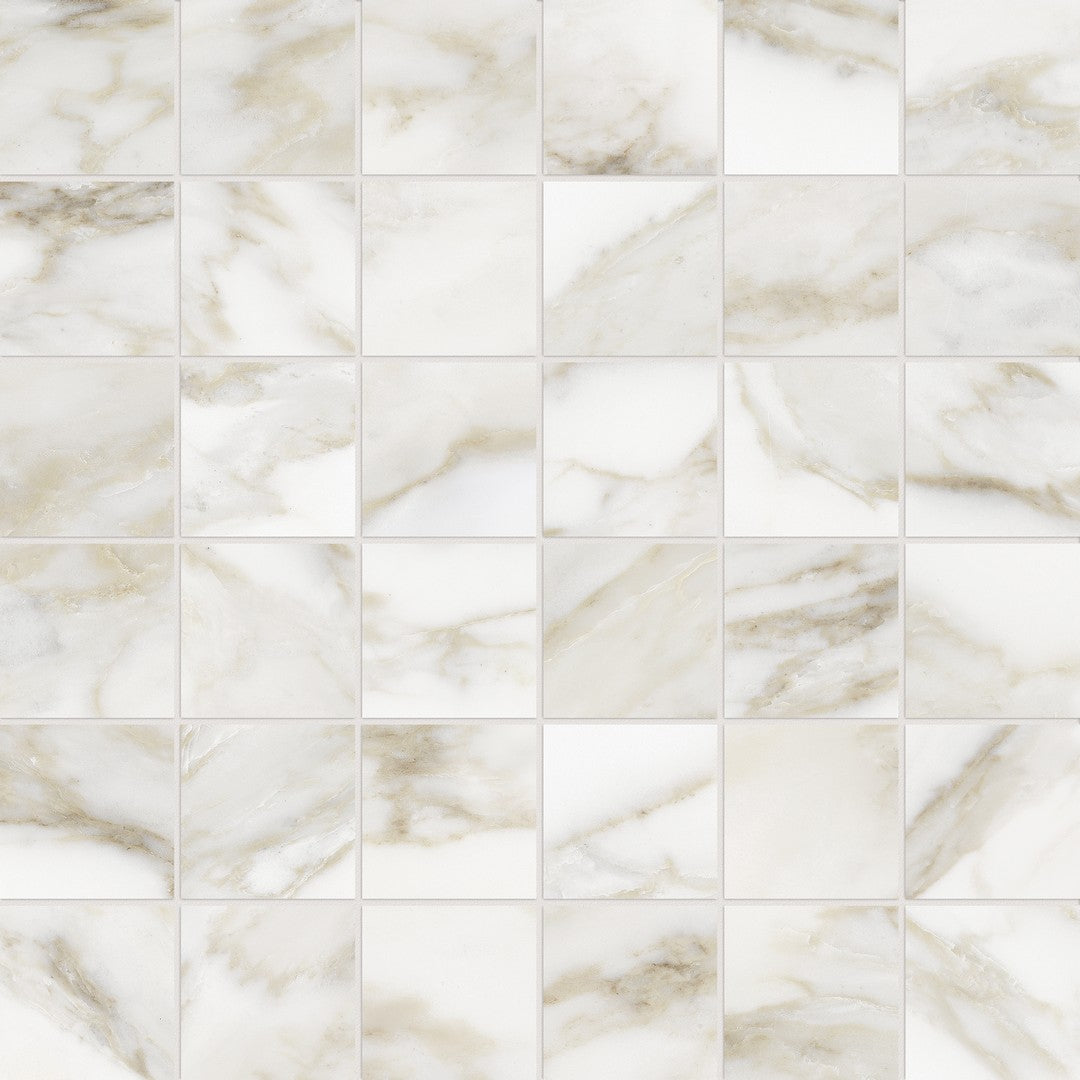 Tesoro La Marca 11.75" x 11.75" Rectified Matte Porcelain 2" Mosaic