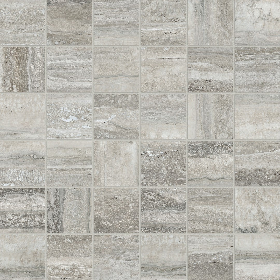 Tesoro La Marca 11.75" x 11.75" Rectified Matte Porcelain 2" Mosaic