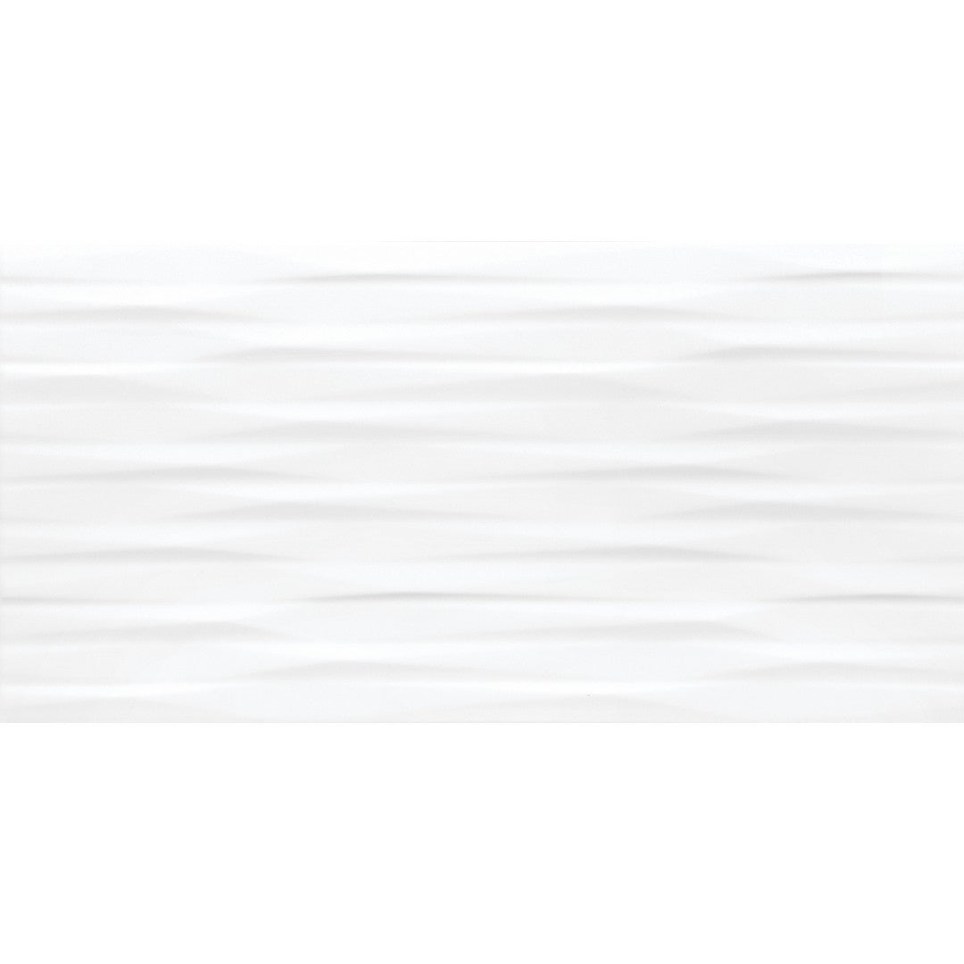 Tesoro Linea 12" x 24" Rectified Glossy Ceramic Wall Tile