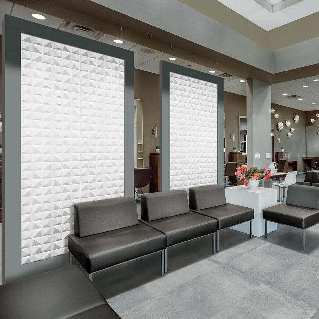 Tesoro-Linea-12-x-24-Rectified-Glossy-Ceramic-Wall-Tile-White-Prizmatic