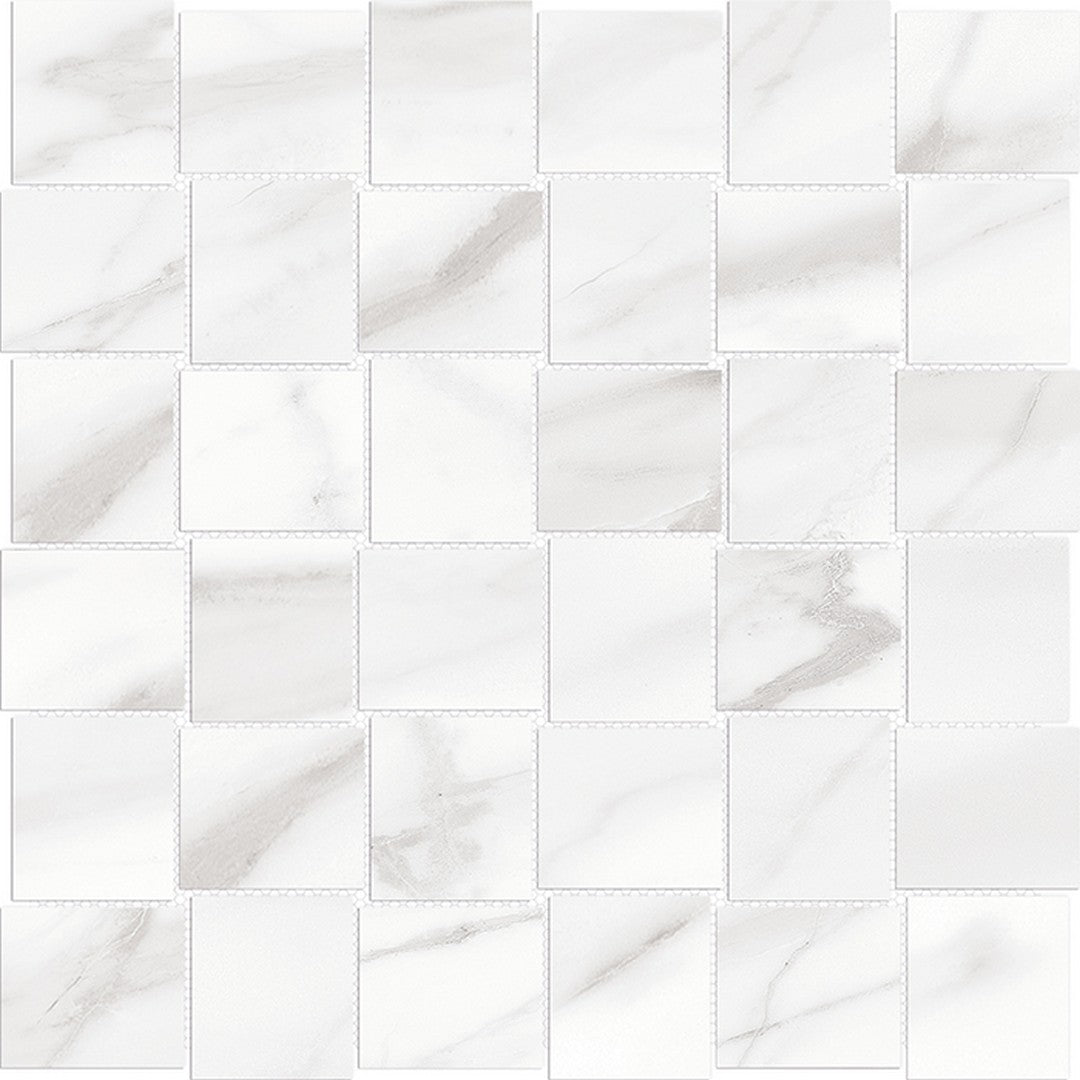 Tesoro Mayfair 11.75" x 11.75" Rectified Matte Basketweave Porcelain Mosaic