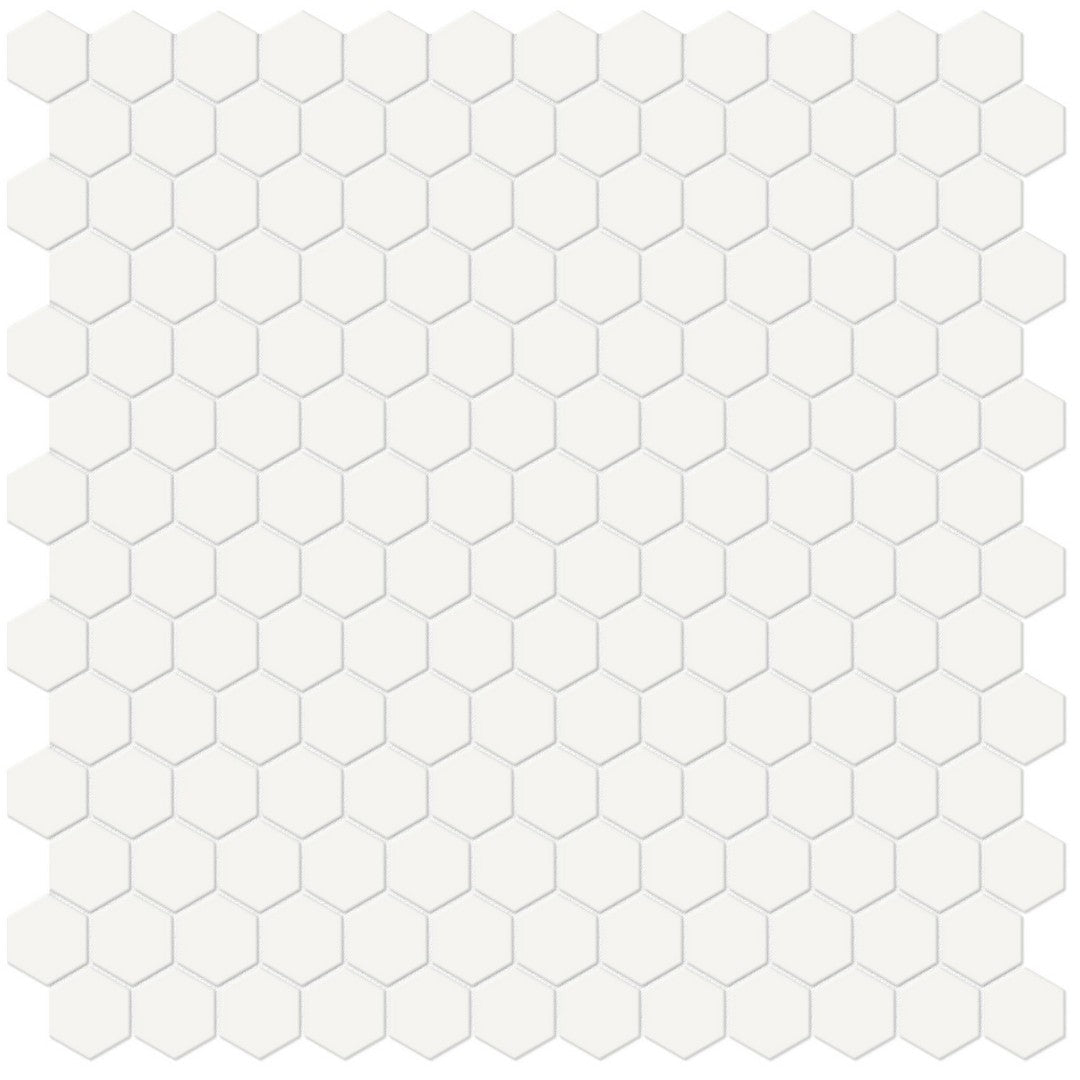 Tesoro Soho 11.75" x 11.5" Pressed Matte Porcelain 1" Hexagon Mosaic