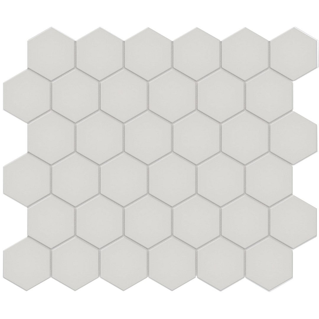 Tesoro Soho 11.5" x 10.75" Pressed Matte Porcelain 2" Hexagon Mosaic