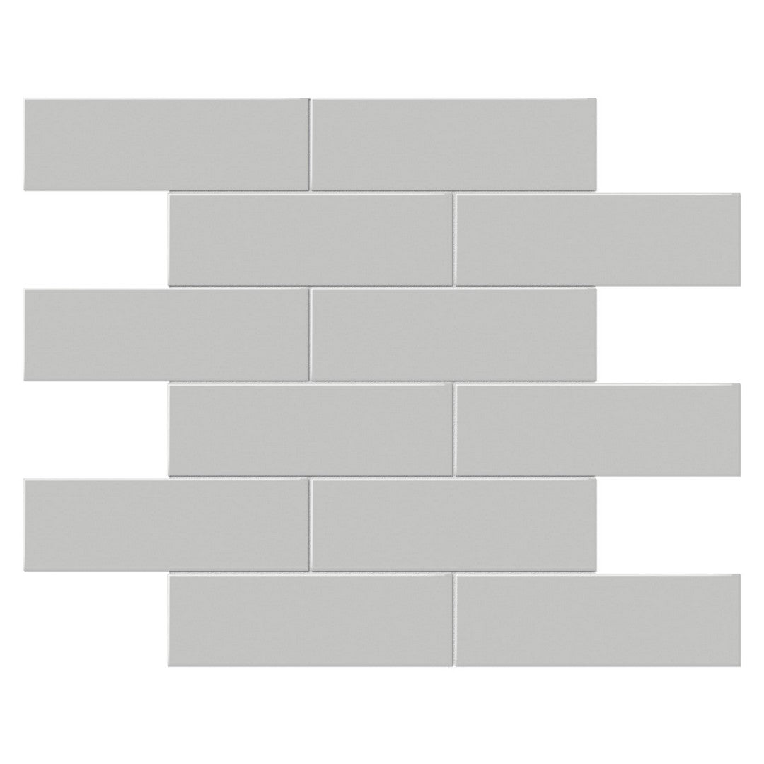 Tesoro Soho 11.75" x 11.75" Pressed Glossy Porcelain Brick Mosaic