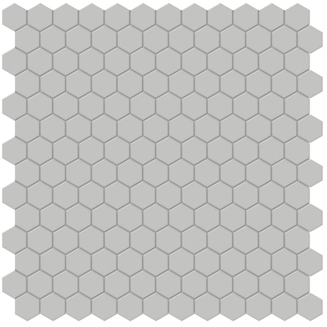 Tesoro Soho 11.75" x 11.5" Pressed Matte Porcelain 1" Hexagon Mosaic