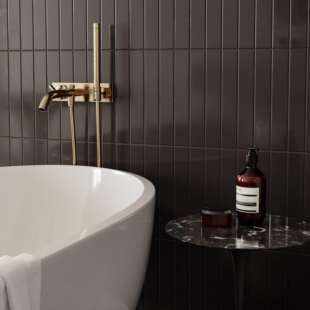 Tesoro-Soho-2-x-12-Pressed-Glossy-Ceramic-Wall-Tile-Retro-Black