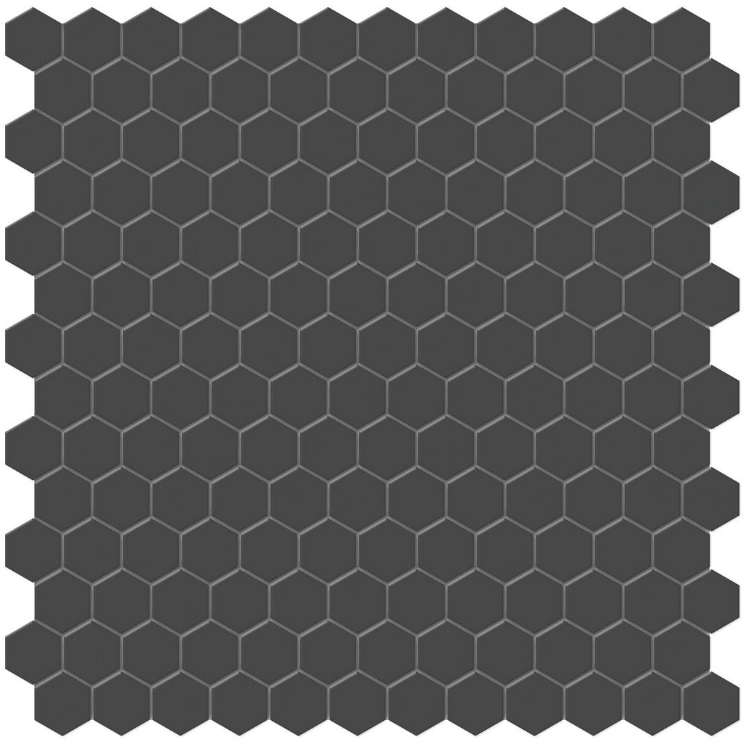Tesoro Soho 11.75" x 11.5" Pressed Matte Porcelain 1" Hexagon Mosaic