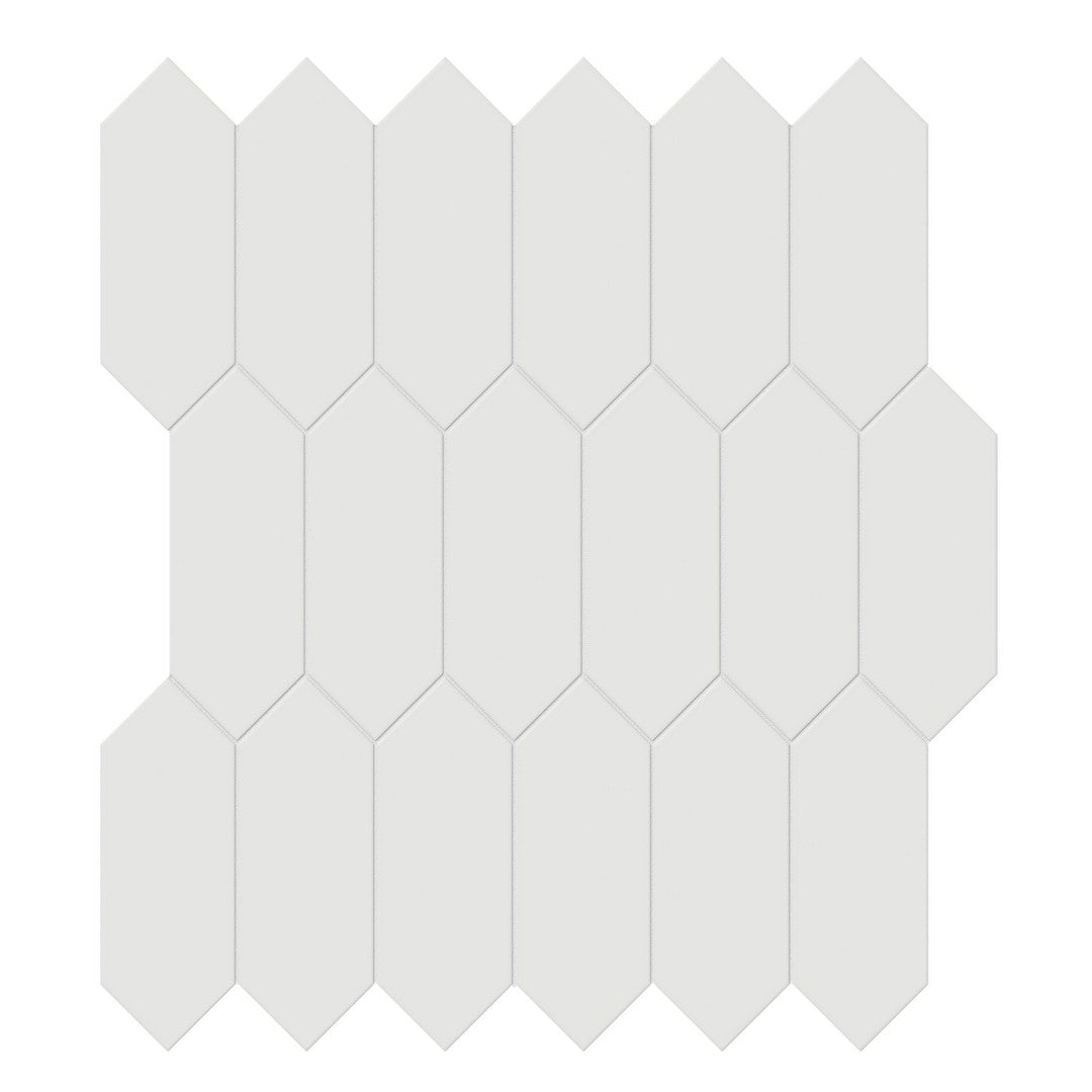 Tesoro Soho 12.5" x 11.5" Pressed Matte Porcelain Picket Mosaic