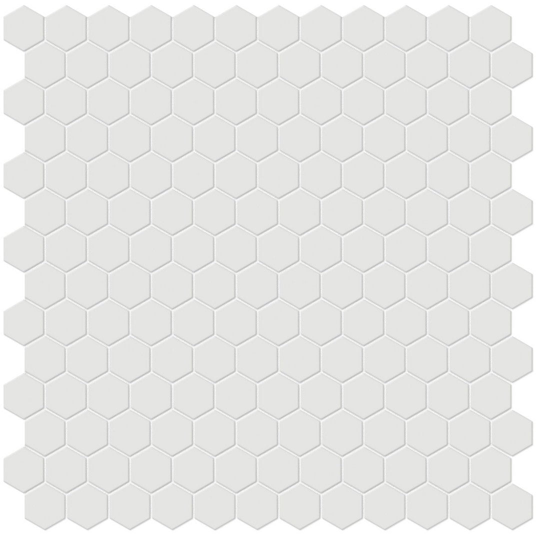 Tesoro Soho 11.75" x 11.5" Pressed Matte Porcelain 1" Hexagon Mosaic