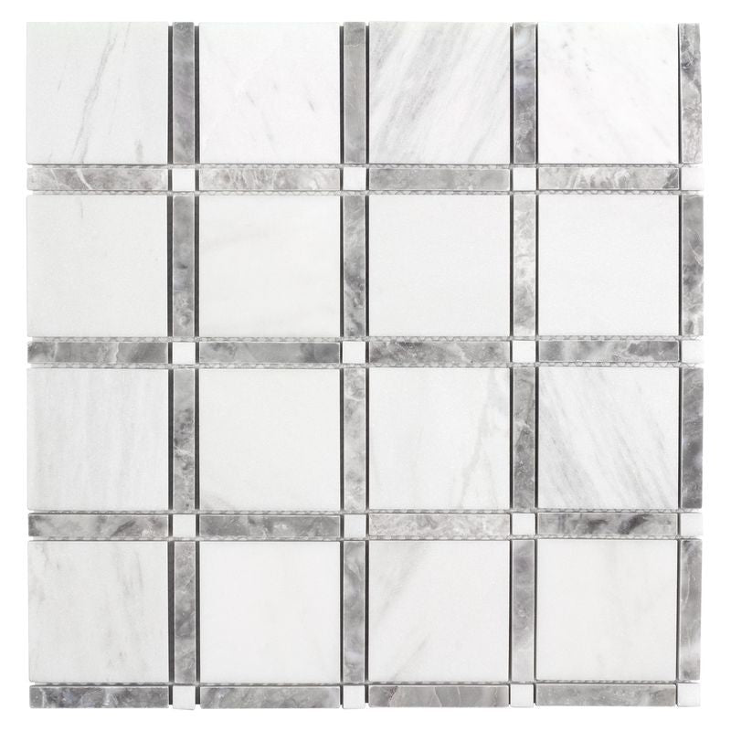 Anthology Casablanca 12" x 12" Natural Stone Square Mosaic
