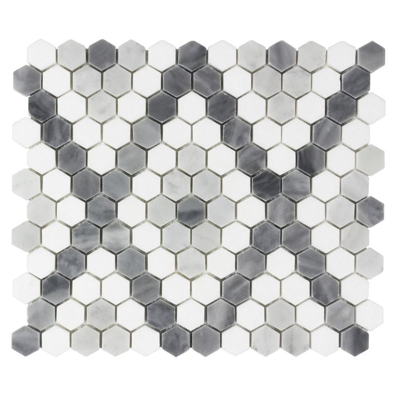 Anthology Casablanca 12" x 12" Natural Stone Circular Mosaic