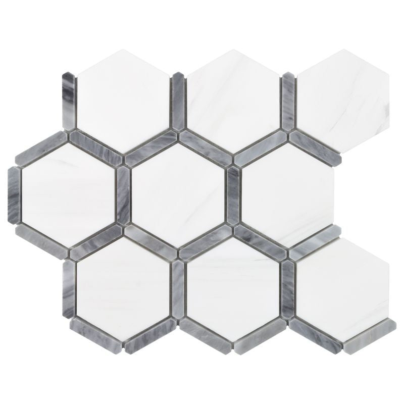 Anthology Casablanca 10" x 12" Hexagon Mosaic