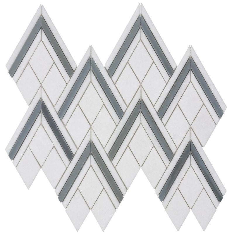 Anthology Casablanca 14" x 14" Natural Stone Diamond Mosaic