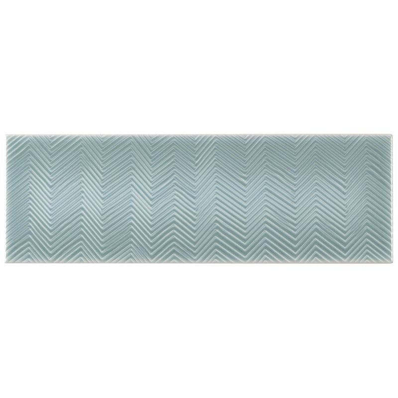 Anthology Collage 4" x 12" Glossy Ceramic Tile