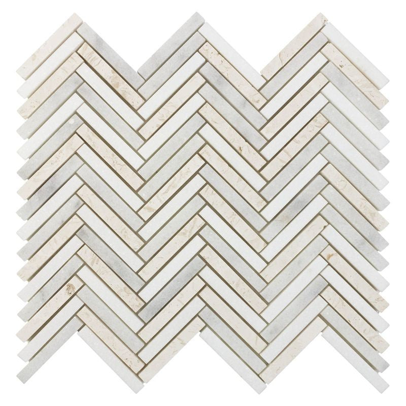 Anthology Calypso 11" x 12" Herringbone Mosaic
